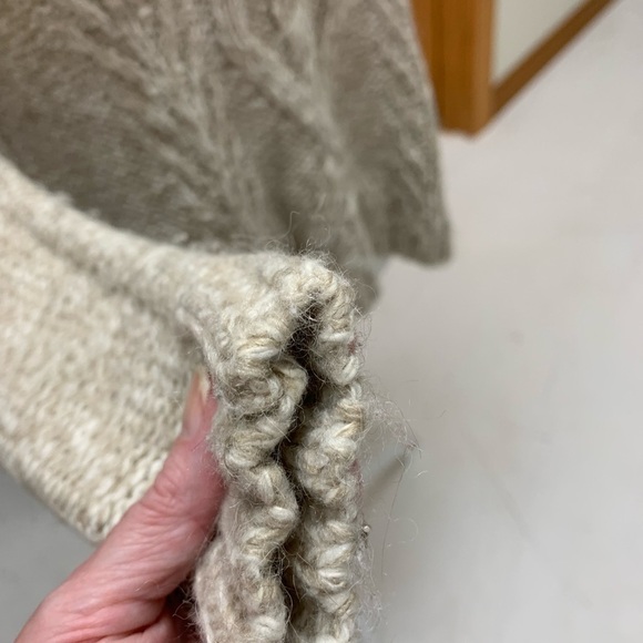 MADEWELL Firelight marled pullover sweater XS 10.5 in side slit wool blend - Picture 9 of 9